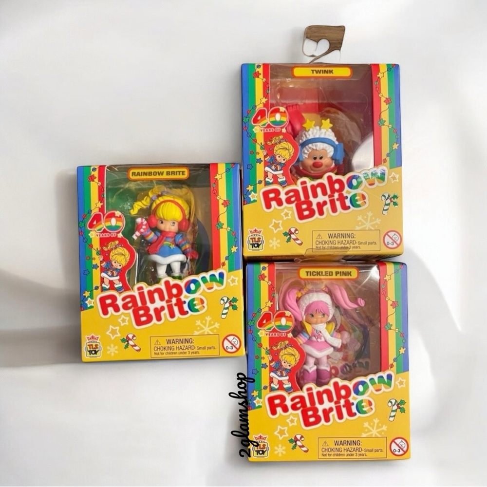 Rainbow Brite Holiday Edition Mini Figure 40TH Anniversary Complete Set